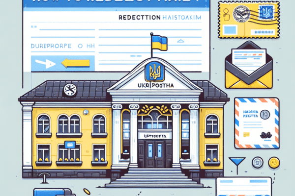 Як зробити переадресацію на укрпошті