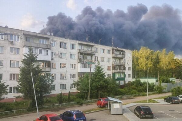 В Підмосков’ї загорівся склад із пально-мастильними матеріалами