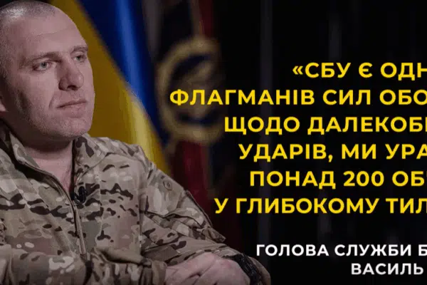 СБУ є одним із флагманів Сил оборони щодо далекобійних ударів, ми уразили понад 200 об’єктів у глибокому тилу рф, – Василь Малюк (відео)