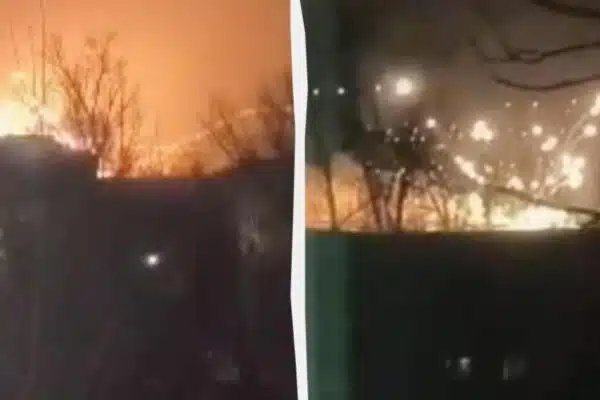 На окупованій Луганщині знищено склад із ракетами Росії