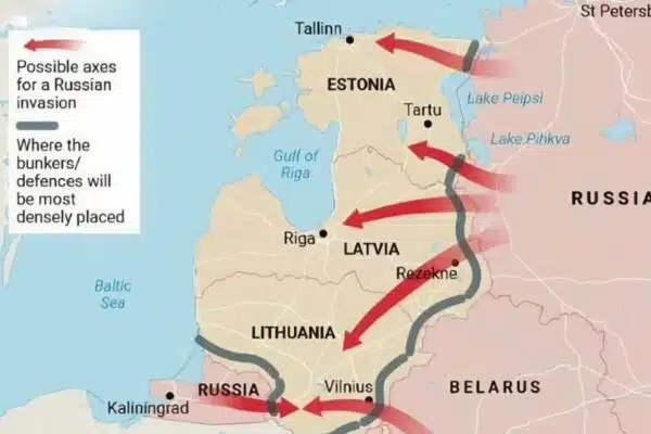 РФ офіційно погрожує вторгненням Литві, Латвії та Естонії